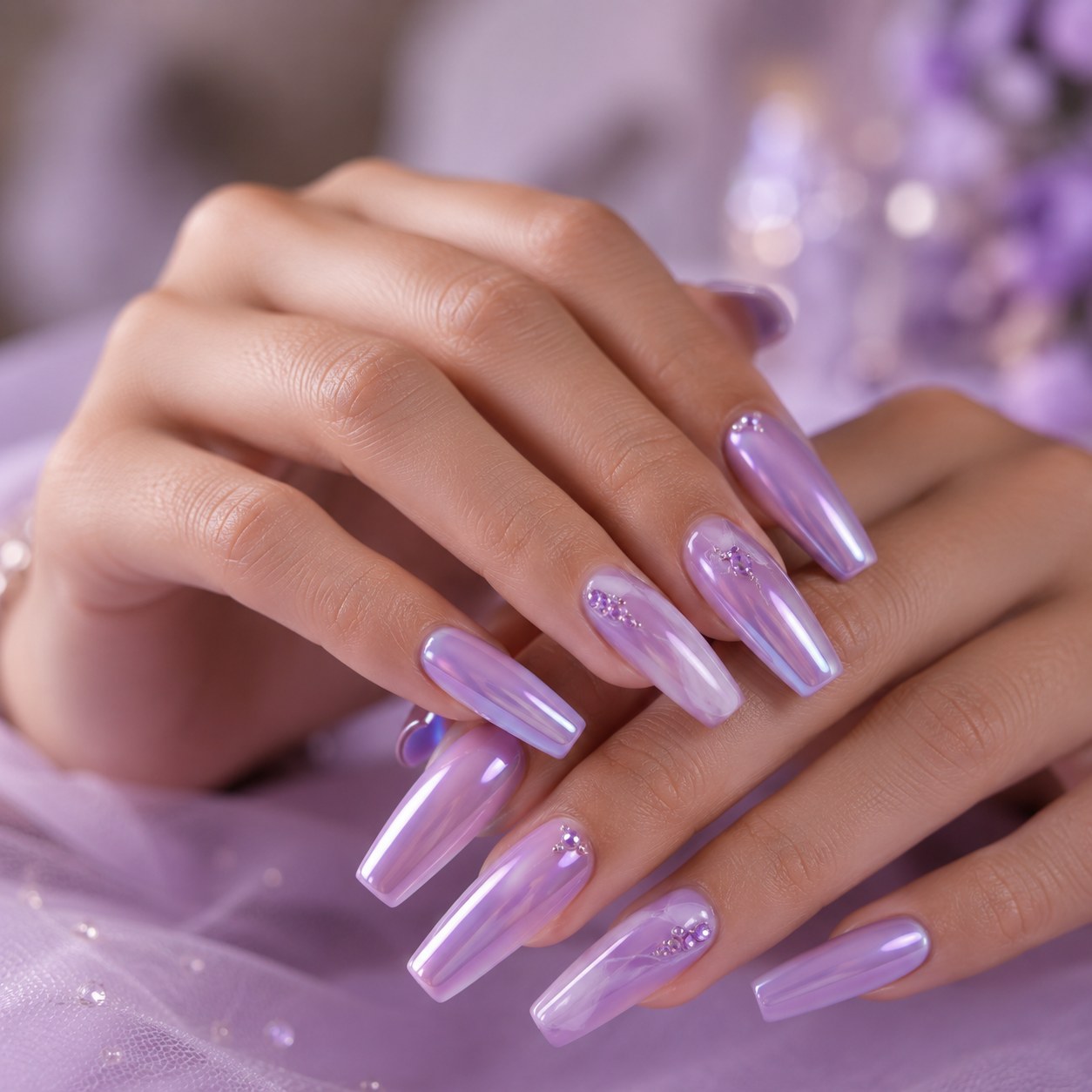 Beli swirl nail art